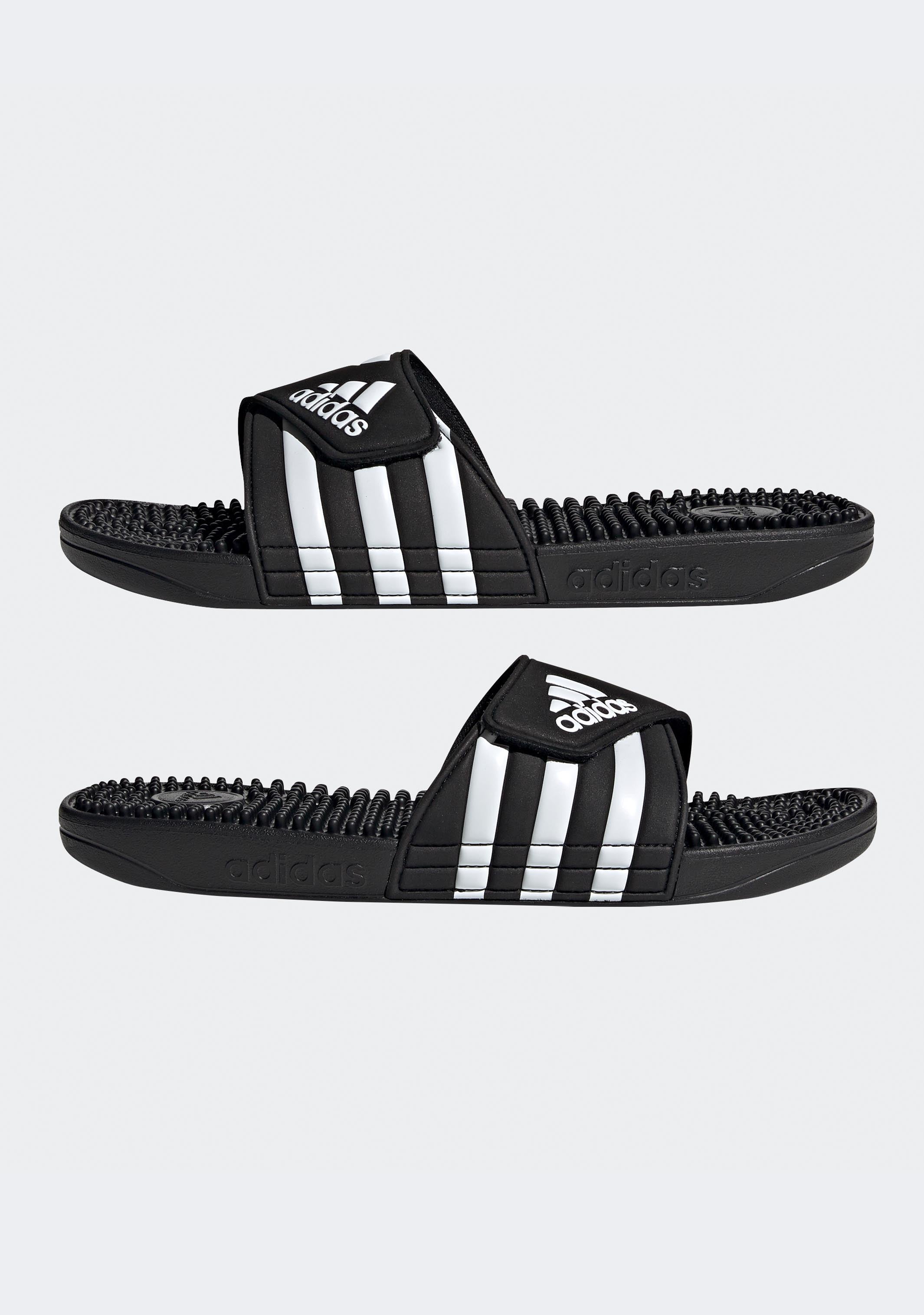Adidas Men's Adissage Slide Sandals - Comfortable Athletic Slides for Casual Wear, Pool, Beach & Gym - Breathable & Lightweight Design