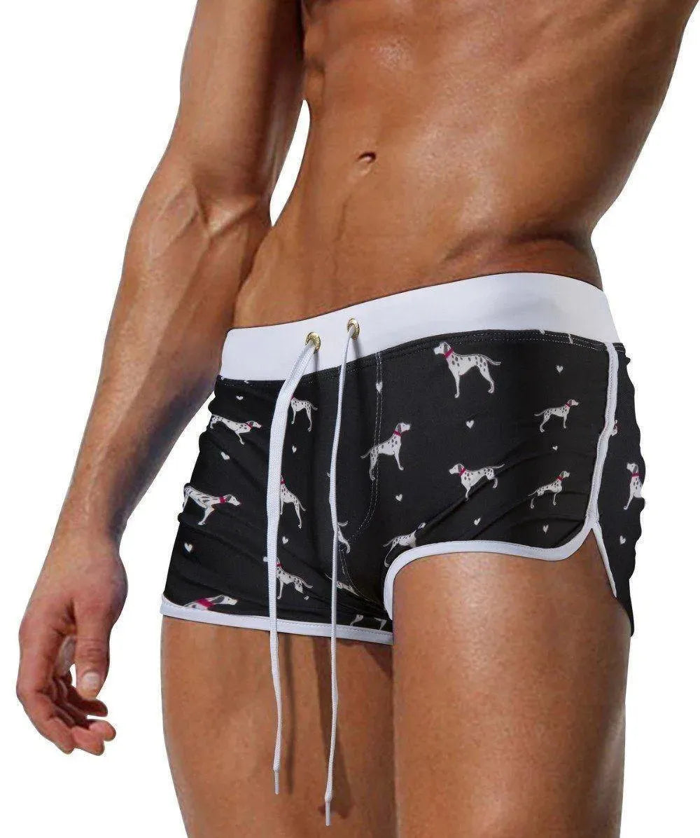 Ocean Motion Men's Quick-Dry Swim Trunks with Mesh Lining - Comfortable Beach & Pool Shorts for Swimming, Surfing & Vacation
