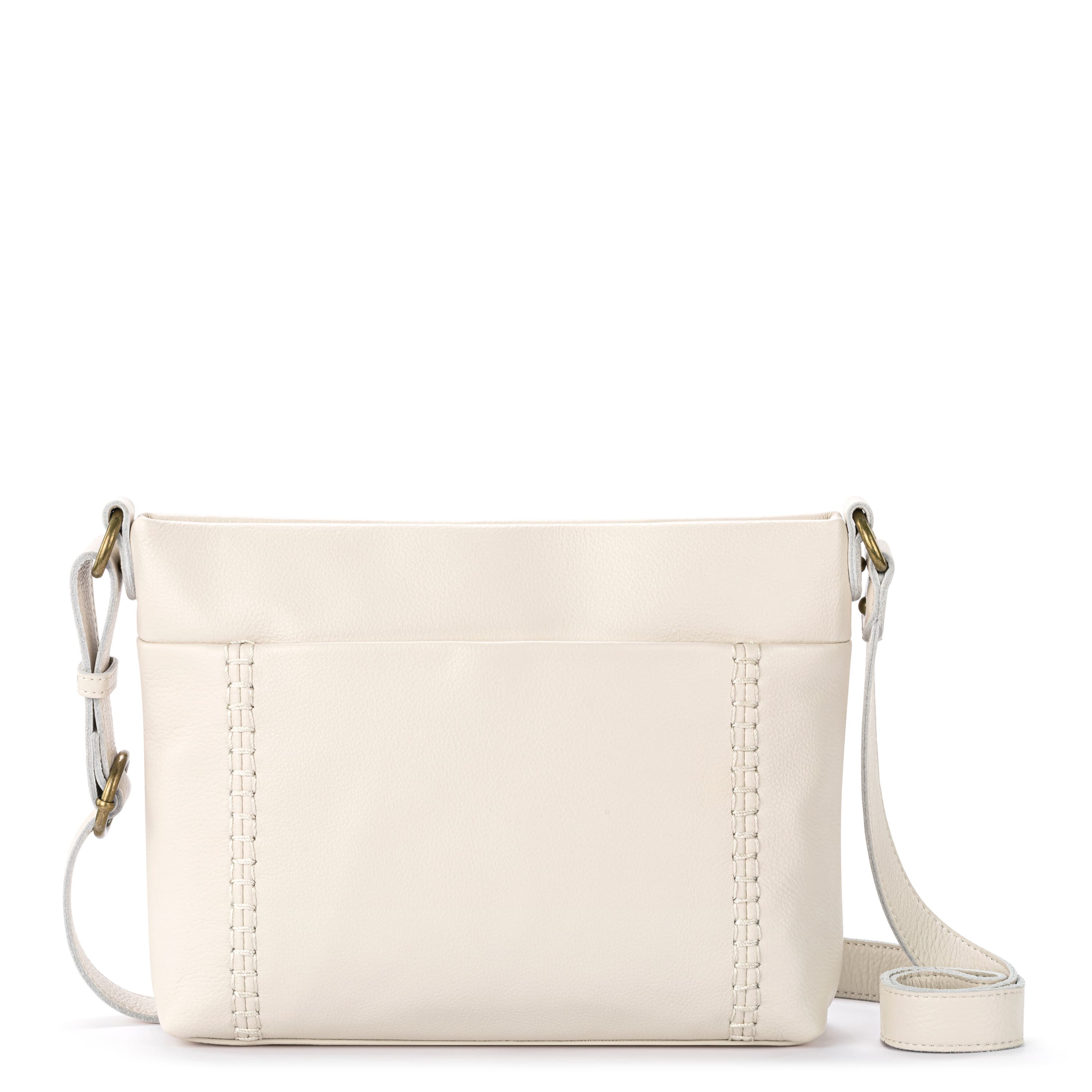 Melrose Genuine Leather Crossbody Bag in Stone Color - Stylish & Durable Women's Shoulder Purse for Everyday Use, Travel & Shopping