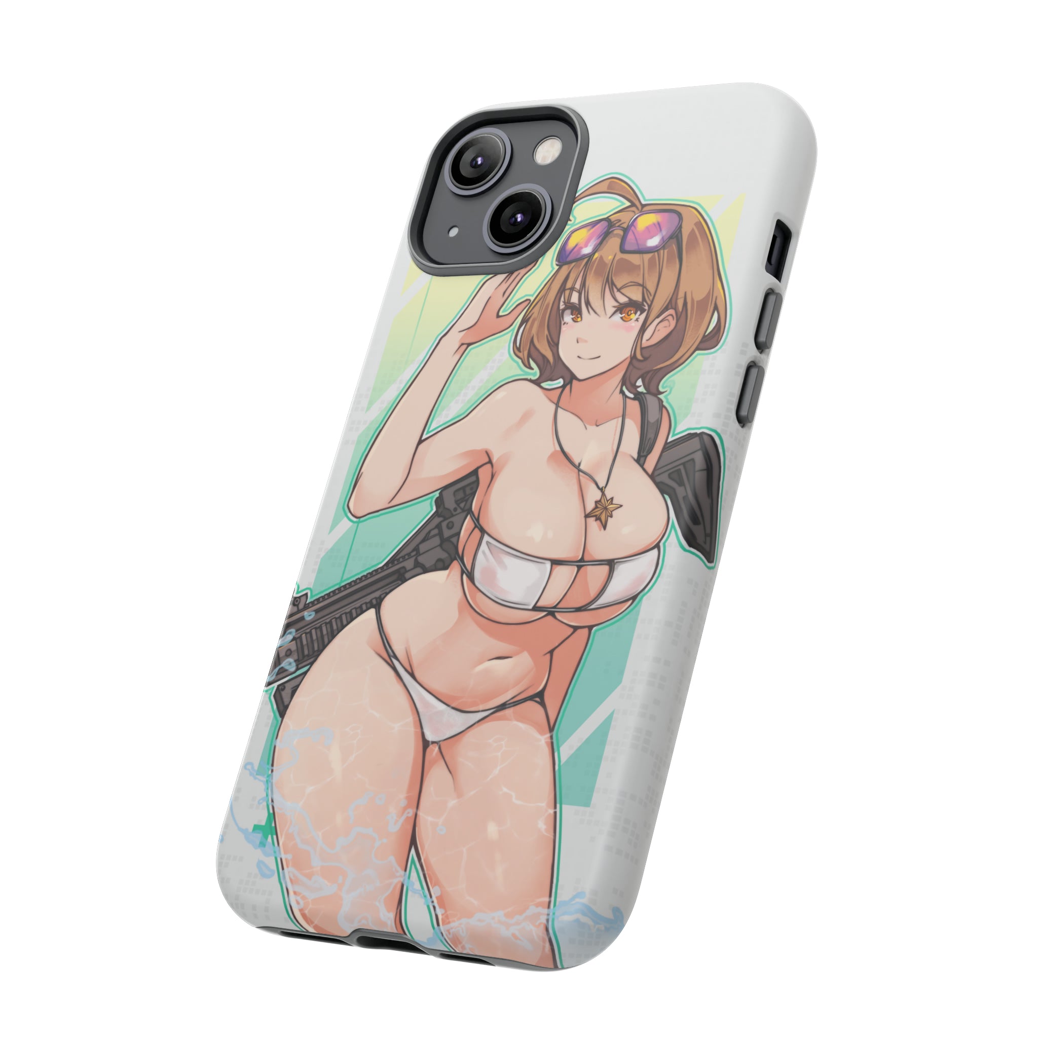 ANIS Waterproof Phone Case for Swimming, Beach & Outdoor Activities - Durable SWIMSUIT Design for iPhone & Android