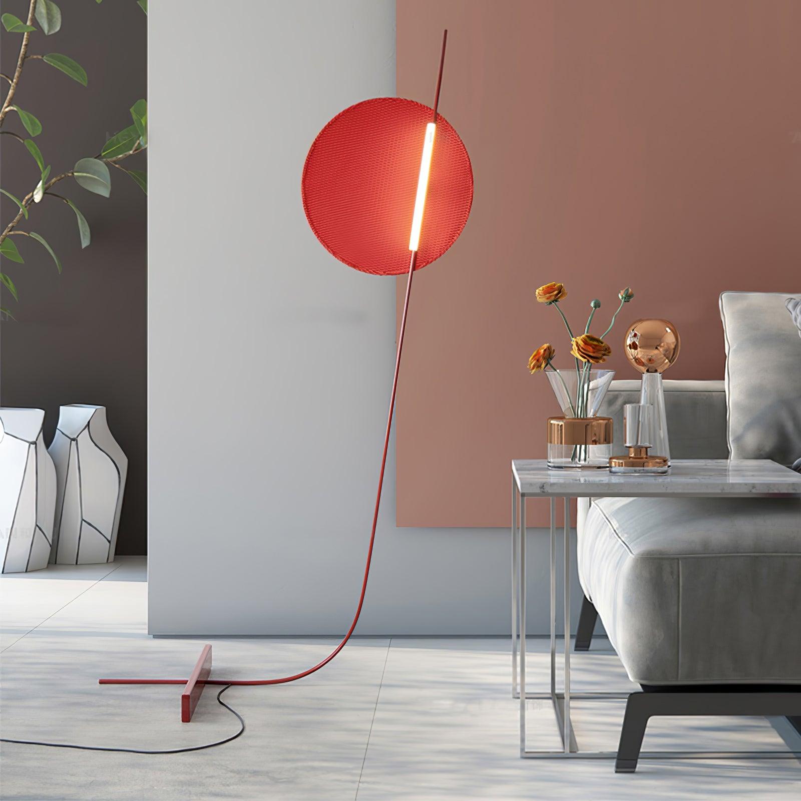 Modern LED Floor Lamp for Athletes - Adjustable Brightness, Energy Efficient Home & Gym Lighting for Workouts, Yoga, and Relaxation