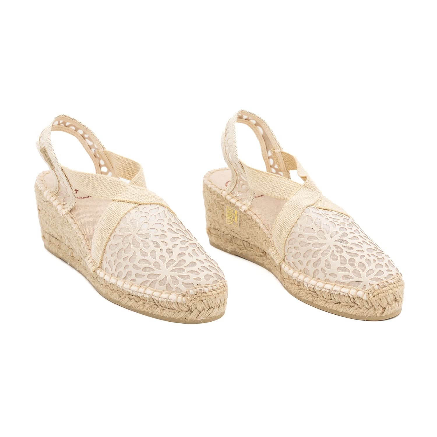 Floral Cotton Blend Wedges for Women - Comfortable Summer Sandals with Arch Support | Perfect for Beach, Vacation, and Casual Outfits