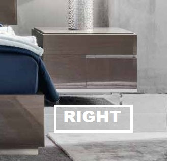 ALF ATHENA BEDROOM COLLECTION - Modern Luxury Bedroom Furniture Set with Nightstand & Dresser - Perfect for Master Bedroom, Guest Room & Apartment Decor