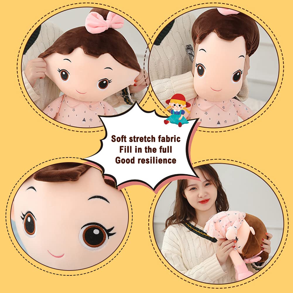 LICHENGTAI Soft Plush Baby Doll Toy - Cute Mini Princess Stuffed Animal, Perfect Gift for Toddler Girls | Nursery Decor, Birthday Present, Kids Room Decoration, Cuddly Companion for Playtime & Bedtime