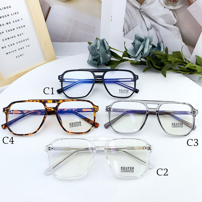 Vintage Janice Eyeglass Frames - Retro Style Acetate Glasses for Women & Men - Perfect for Reading, Fashion, and Everyday Wear