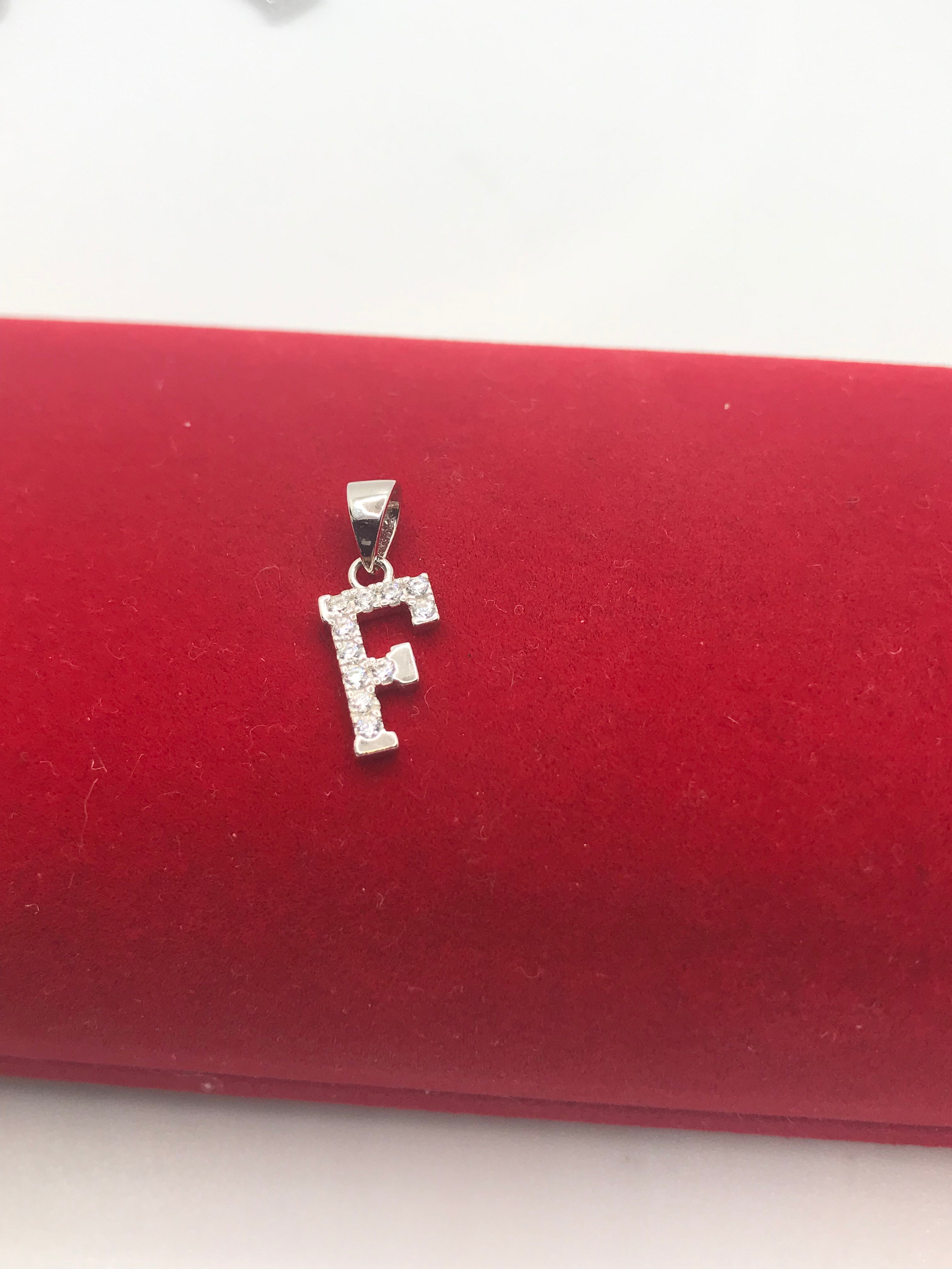 Sterling Silver Letter Initial Pendant Necklace - Personalized A-Z Alphabet Jewelry for Women & Girls - Perfect for Gifts, Birthdays, Anniversaries & Everyday Wear