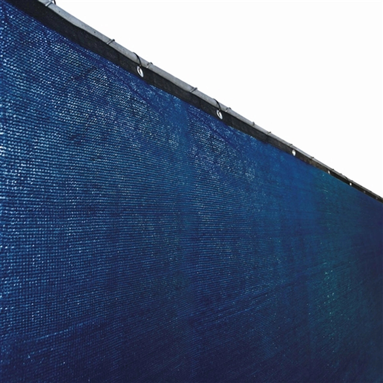 Aleko 6x50 Feet Blue Privacy Fence Screen with Grommets - Heavy Duty Mesh Fabric for Backyard, Patio, Pool & Garden Privacy Protection