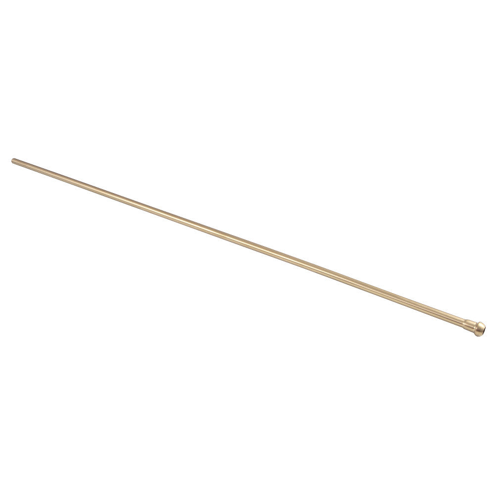 Kingston Brass CB38307 30-Inch Bullnose Bathroom Supply Line in Brushed Brass - Perfect for Bathroom Faucet Installation & Sink Plumbing Upgrades