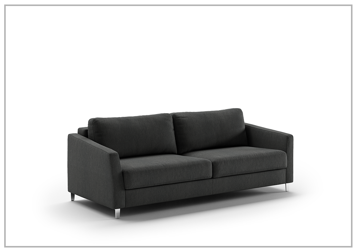 Custom Luonto Monika Fabric Sleeper Sofa - Handmade to Order | Convertible Couch Bed for Small Spaces & Guest Rooms | Perfect for Apartments, Dorms & Home Offices