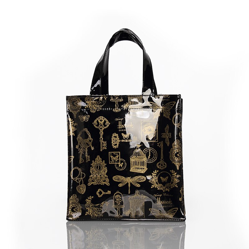 Eco-Friendly Women's Floral Tote Shopping Bag - Reusable Grocery Bag for Beach, Market & Daily Use