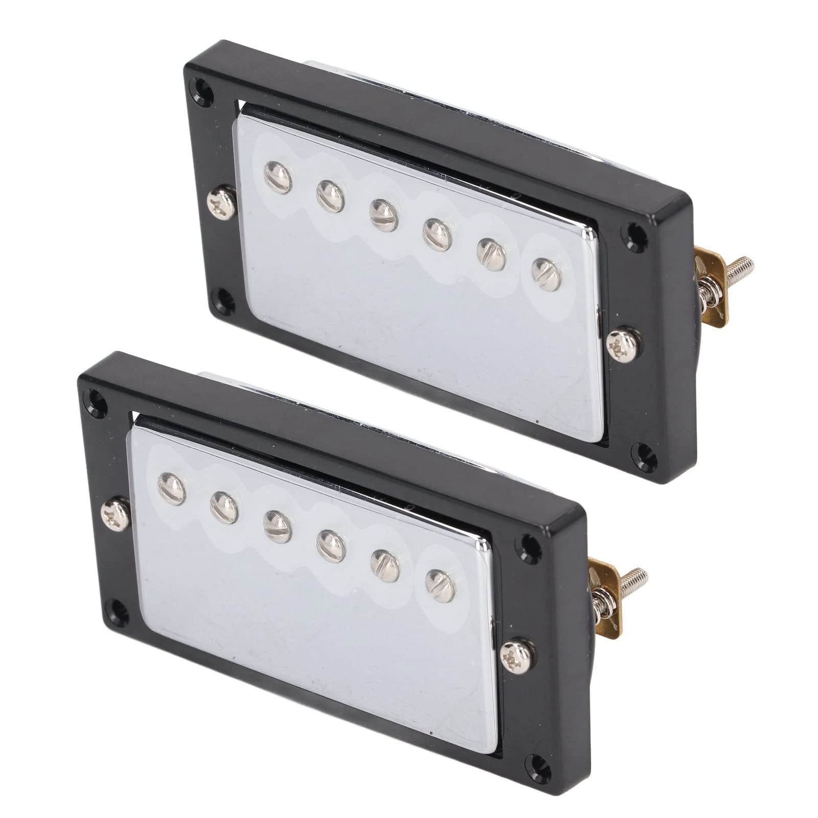 High-Quality Electric Guitar Pickup - Dual Coil Neck/Bridge Pickup for LP Guitars | Silver Replacement Pickup for Enhanced Tone | Perfect for Rock, Blues & Studio Recording