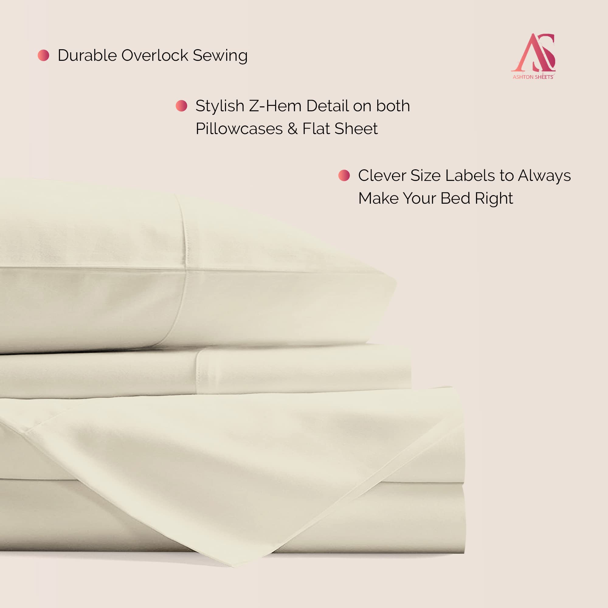 Premium 1000 Thread Count Egyptian Cotton King Sheet Set - 4 PC Luxury Bedding, Cooling High Thread Count Deep Pocket Sheets (Fits Up to 18