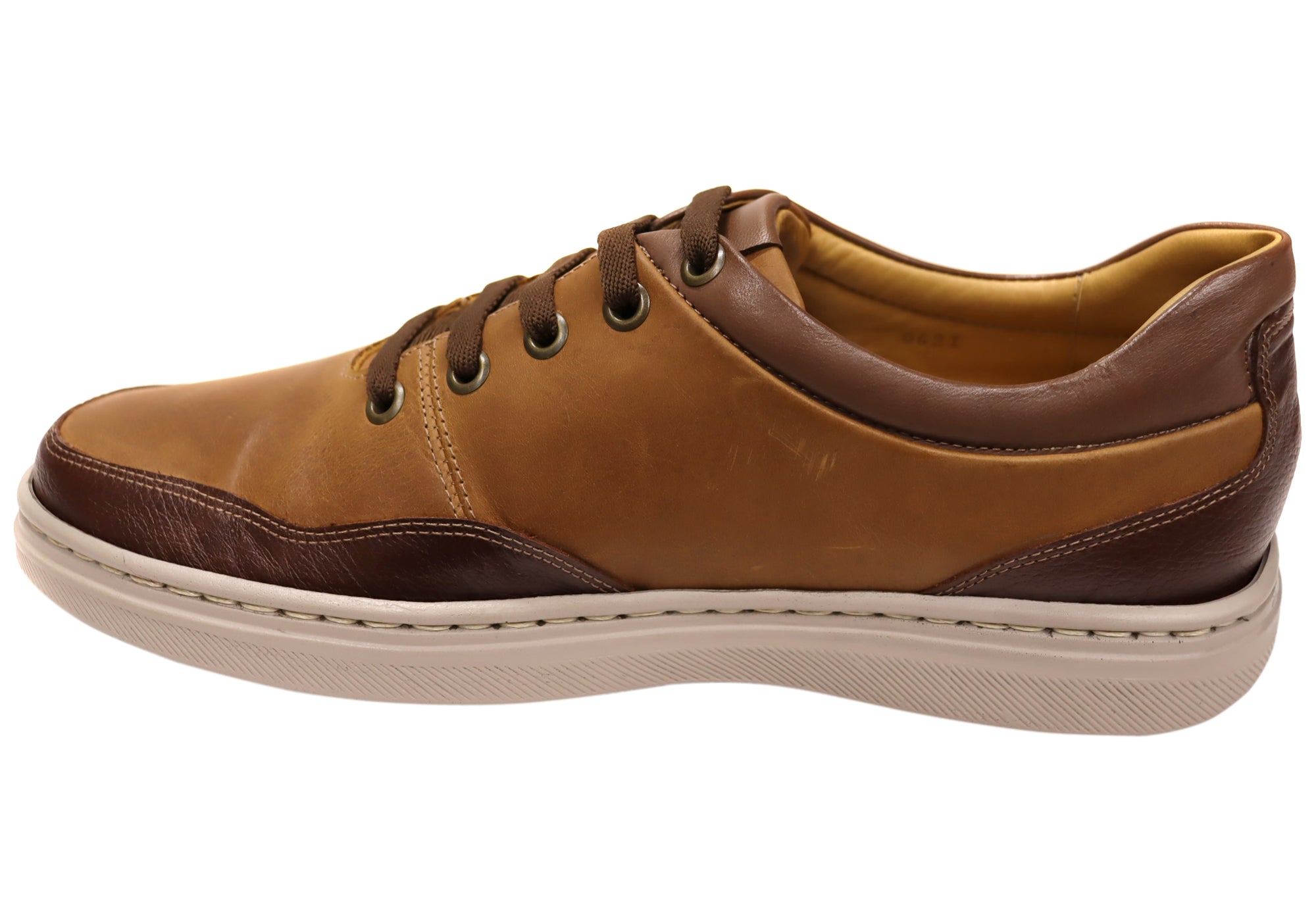 Opananken Jonny Men's Comfortable Brazilian Leather Lace Up Shoes - Casual & Dress Wear for Work, Travel & Everyday Use