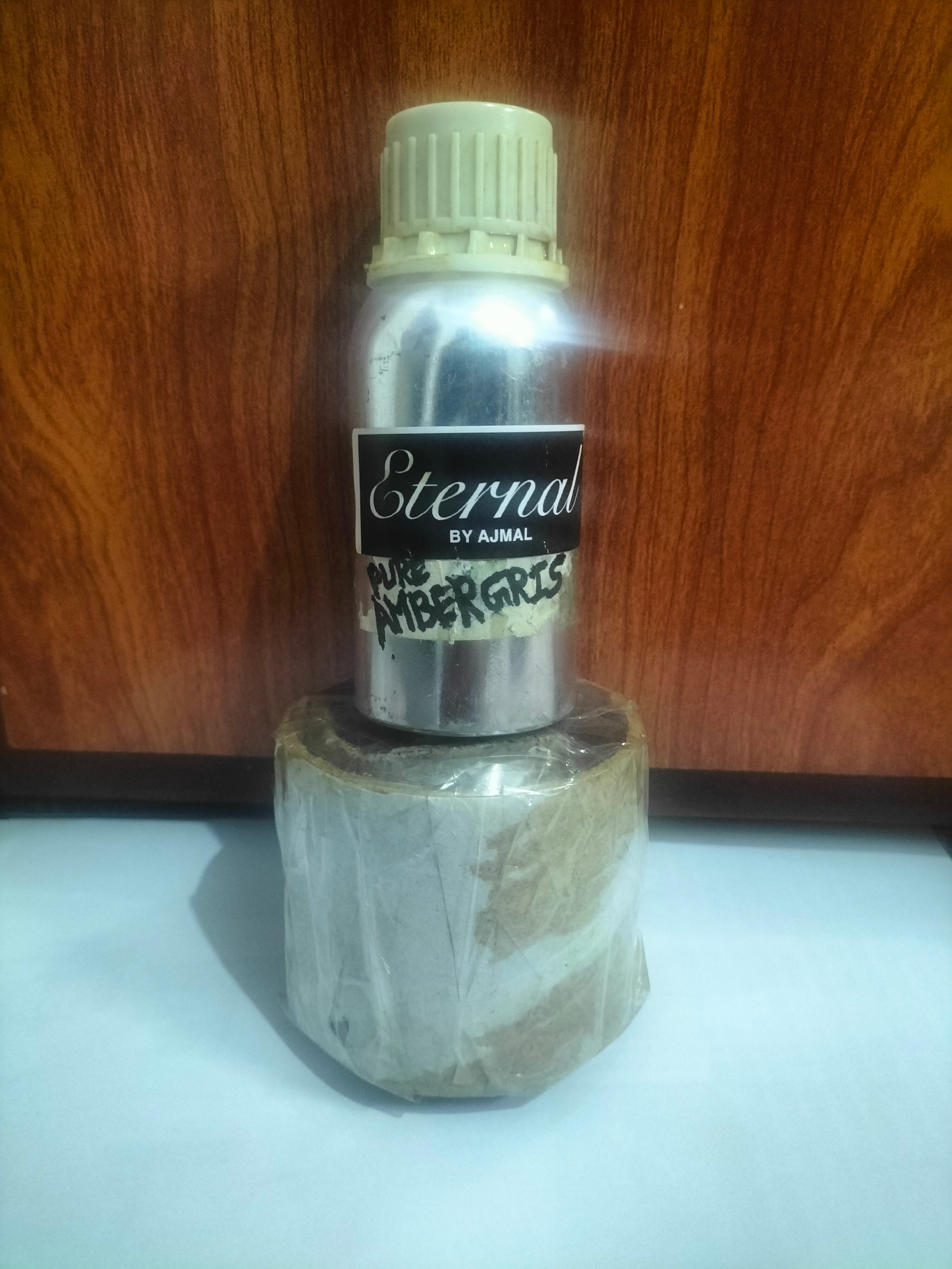 Pure Black Ambergris Indian Ocean & Dark Ambergris Attar Oil (100ml) - Premium Perfume Oil for Aromatherapy, Meditation & Luxury Fragrance Blending