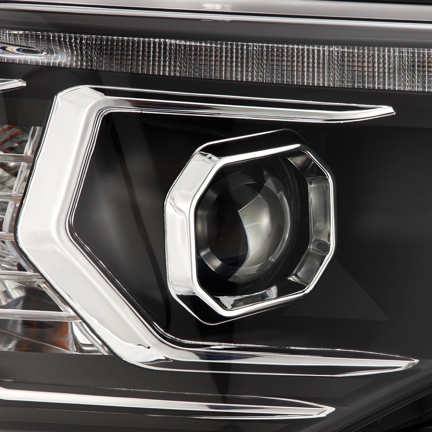 14-24 Toyota 4Runner MK II LUXX Series LED Projector Headlights - Black Housing Upgrade for Enhanced Night Driving & Off-Road Visibility