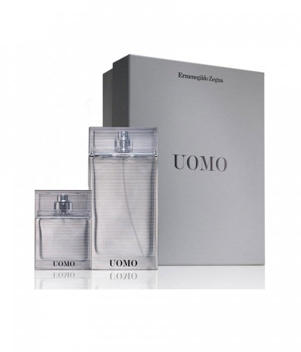 Ermenegildo Zegna Uomo 2-Piece Men's Cologne Gift Set - 100ML EDT Spray + 30ML EDT Travel Spray | Perfect for Gifts, Special Occasions & Daily Fragrance