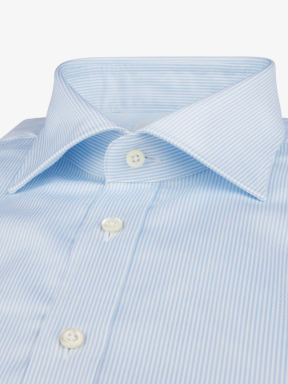 Stenstrom Classic Stretch Dress Shirt for Men - Slim Fit Formal Business Shirt - Premium Cotton Comfort for Office, Wedding & Special Occasions