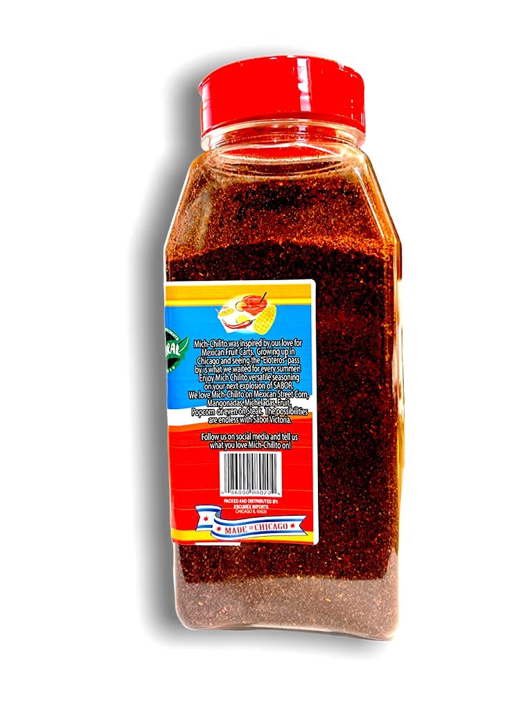20 OZ MICH-CHILITO STREET CORN SEASONING - Gluten Free, No MSG, Made in Chicago - Perfect for Snacks, Grilling & Mexican Street Food Recipes