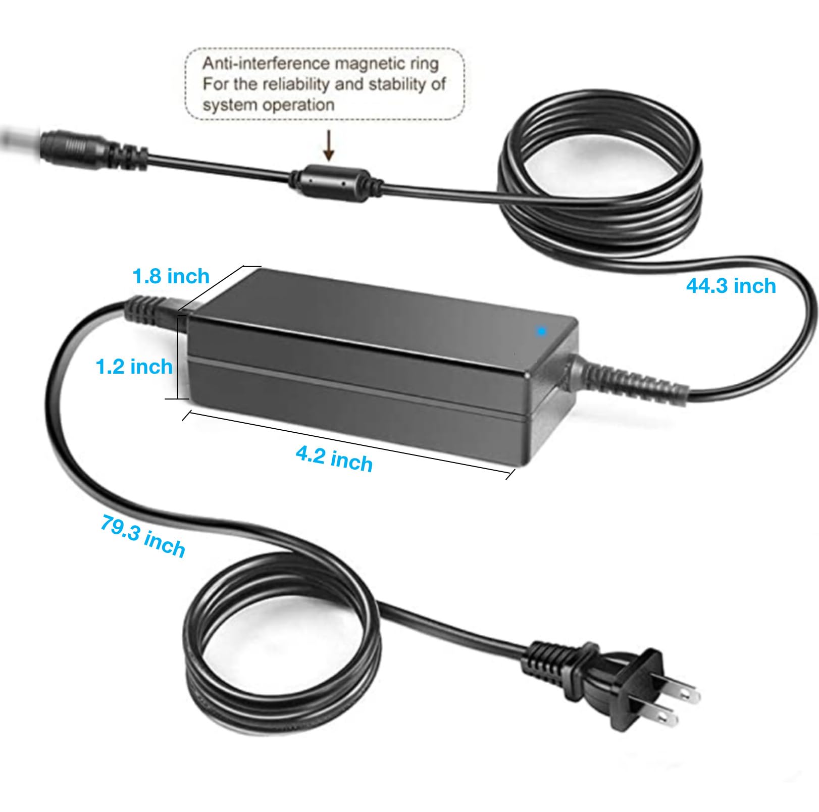24V AC Adapter Charger Power Supply for Microsoft Wireless Xbox 360 Racing Wheel - Perfect for Gaming Setups & Replacement Parts