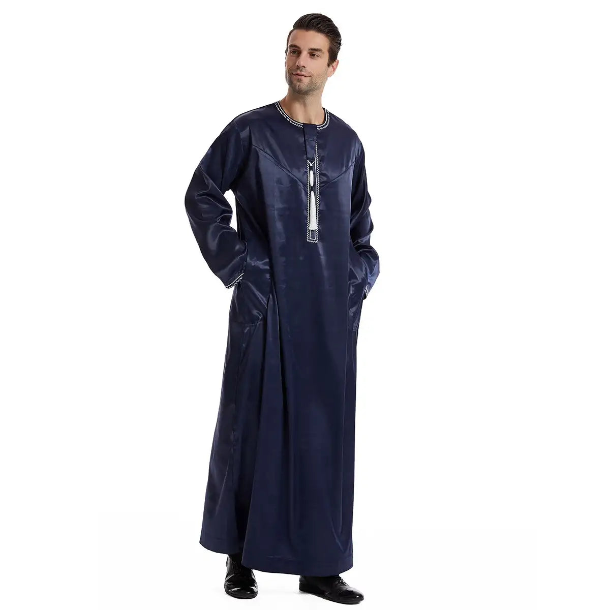 Premium Men's Thobes - Traditional Arabic Islamic Robe for Prayer & Special Occasions - Comfortable & Stylish for Eid, Weddings & Daily Wear