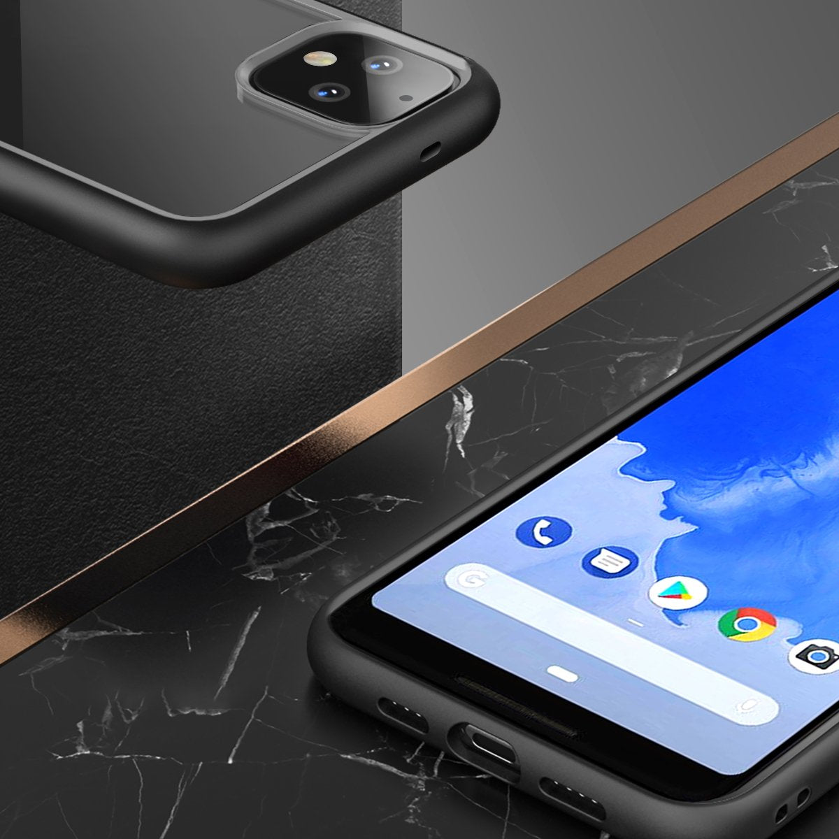 Google Pixel 4 XL Unicorn Beetle Style Clear Case - Slim Protective Phone Cover with Shock Absorption for Google Pixel 4 XL - Perfect for Everyday Use, Travel & Outdoor Activities