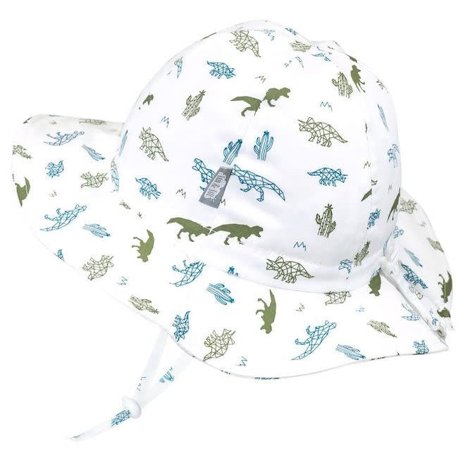 Jan & Jul Cotton Floppy Sun Hat for Kids - Dinosaur Print UV Protection Summer Beach Hat for Boys & Girls - Perfect for Outdoor Play, Beach Trips, and Park Adventures