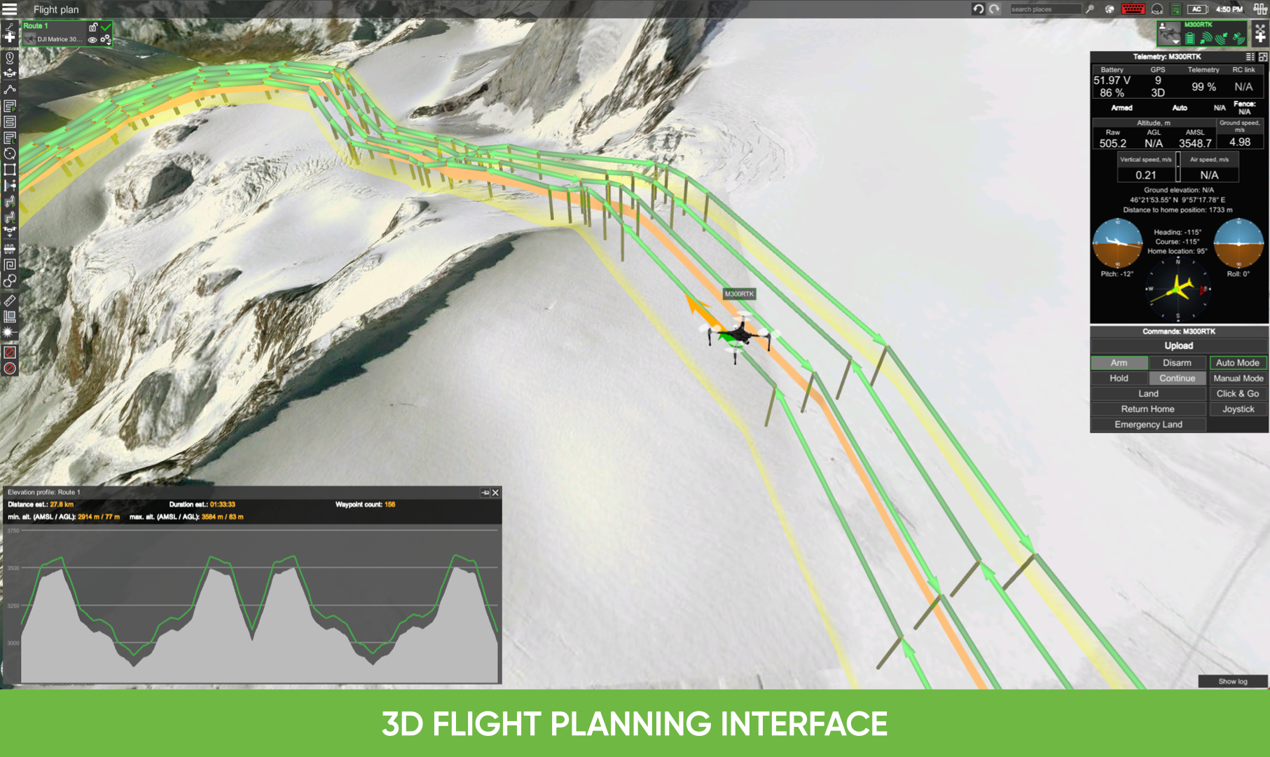 UgCS Commander Perpetual License - Professional Drone Flight Planning Software for Mapping, Surveying & Inspection | Ideal for Aerial Photography, Construction Sites & Agricultural Monitoring