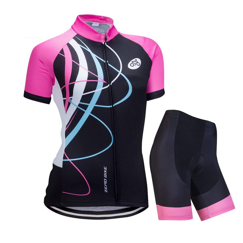 ZEROBIKE® Women's Cycling Jersey - Quick Dry Breathable Short Sleeve Bike Shirt for Mountain & Road Biking - Perfect for Outdoor Cycling, Commuting & Fitness Training