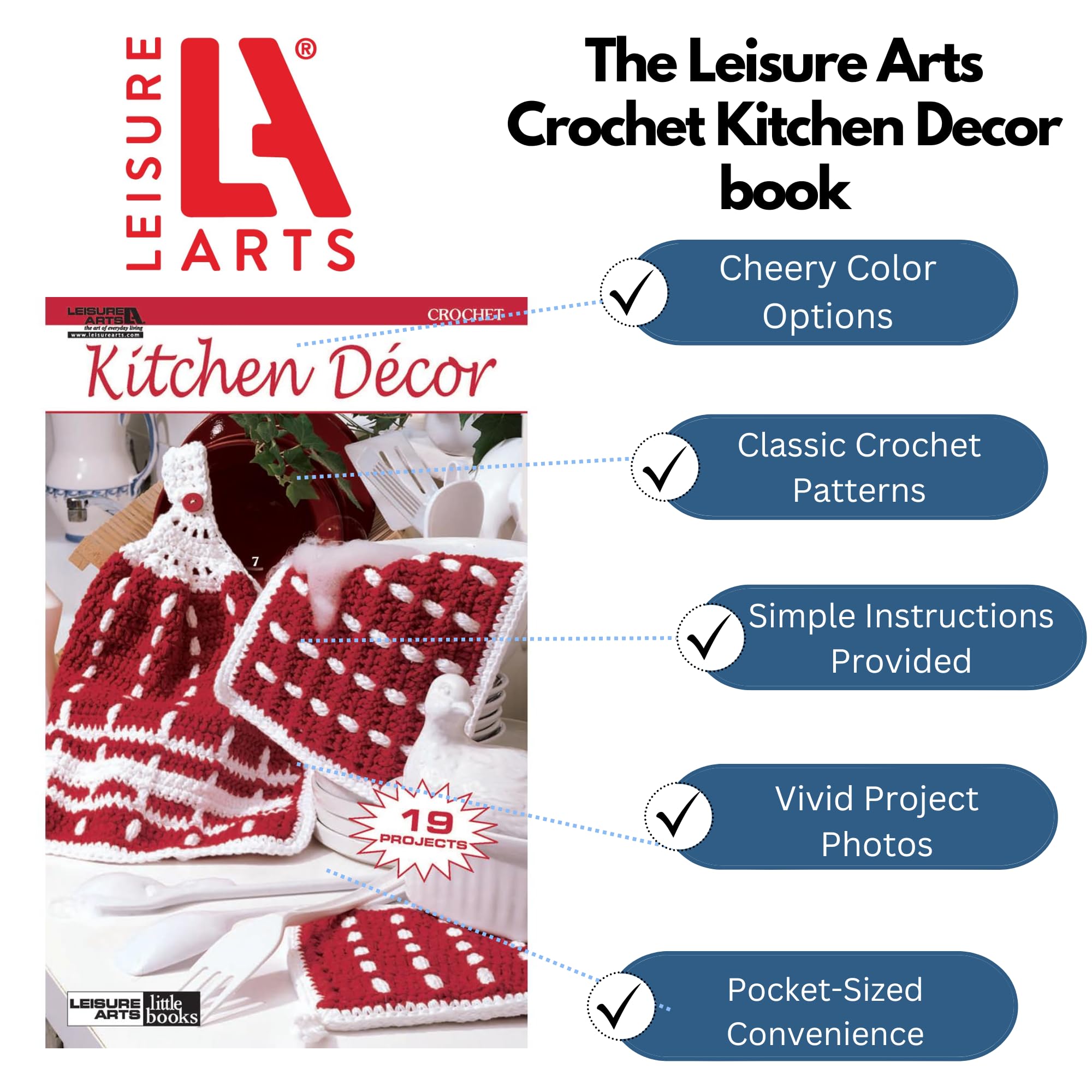 DIY Crochet Patterns for Kitchen Decor - Handmade Home Accessories for Cozy Farmhouse & Modern Kitchens