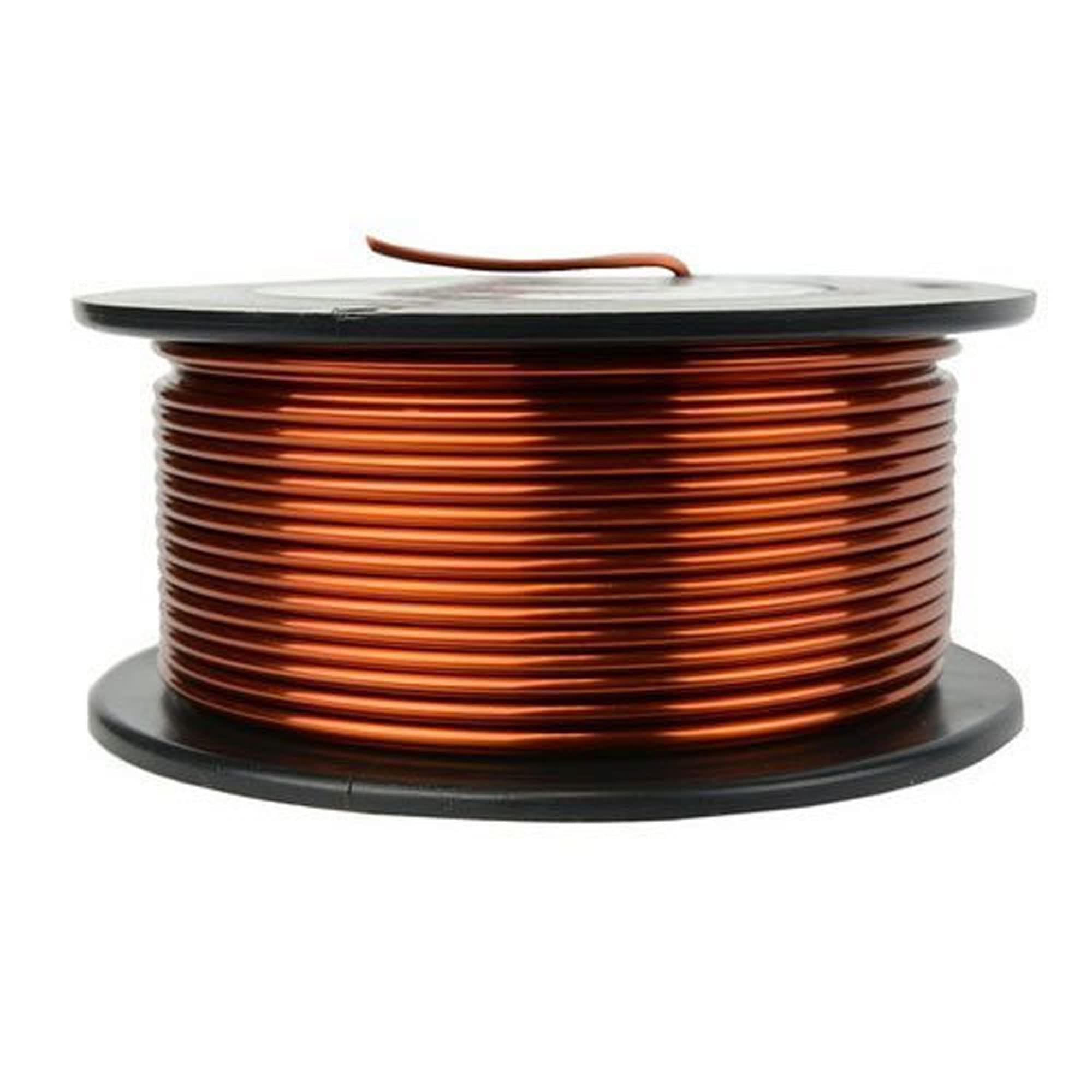 Premium Enameled Copper Magnet Wire for Electric Motor & Transformer Windings | AWG 10-20 Gauge (10 AWG, 1KG) Red | High Conductivity for Industrial Power Coils, DIY Electronics & Electrical Projects