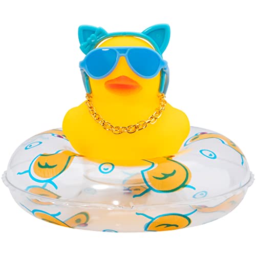 B-blue a Bunny Headband-transparent