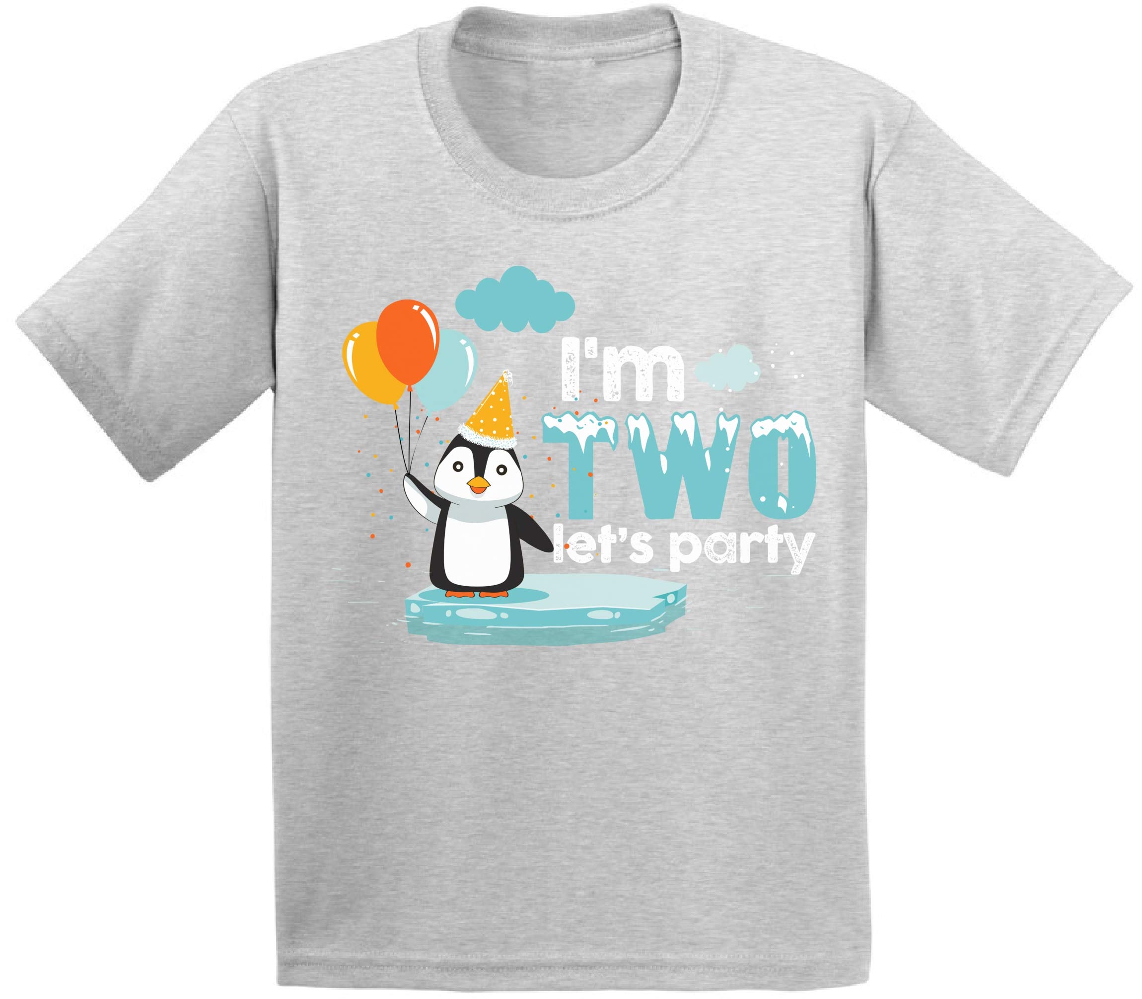 Awkward Styles 2nd Birthday Shirt for Boys & Girls - Cute Penguin Design Kids T-Shirt | Perfect for Birthday Parties, Photo Shoots & Special Occasions