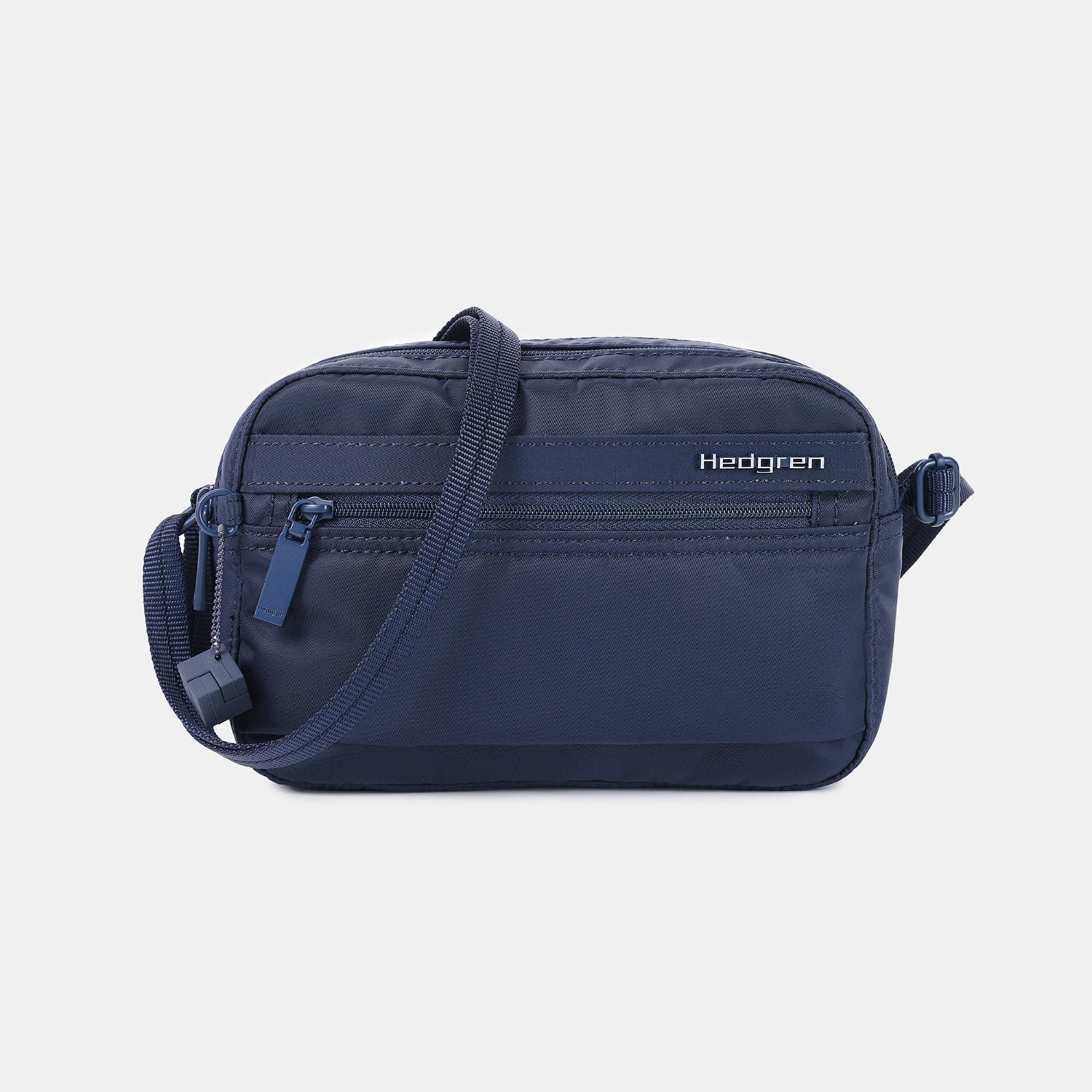 Hedgren Small Crossover RFID Crossbody Bag with 2 Compartments - Blue | Secure Travel Purse for Women, Everyday Essentials Organizer for Work & Shopping