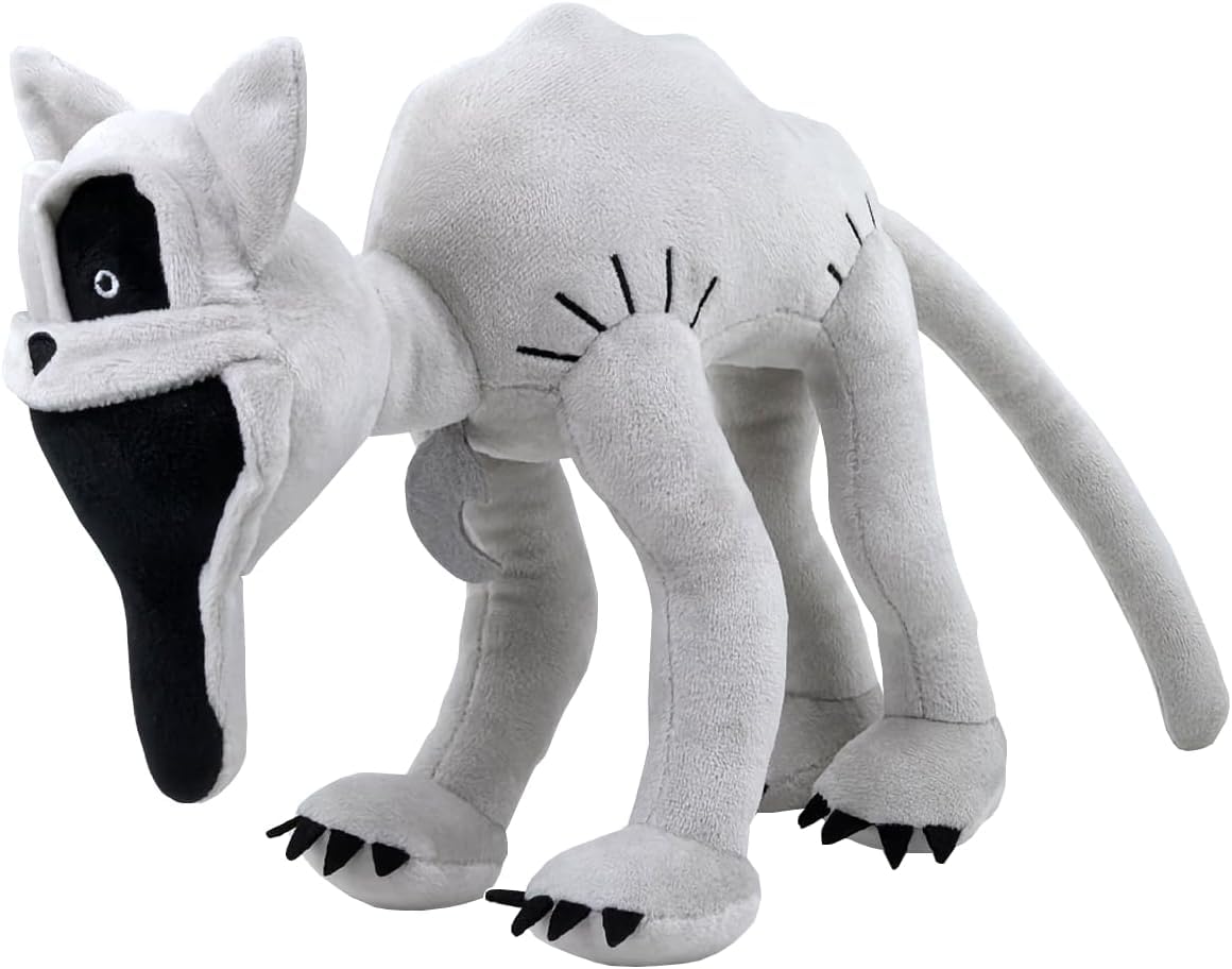 Adorable Grey Cat Plush Toy - Soft Monster Stuffed Animal Pillow Doll for Kids & Fans | Perfect Gift for Boys & Girls, Cuddly Bedtime Companion & Anime Decor