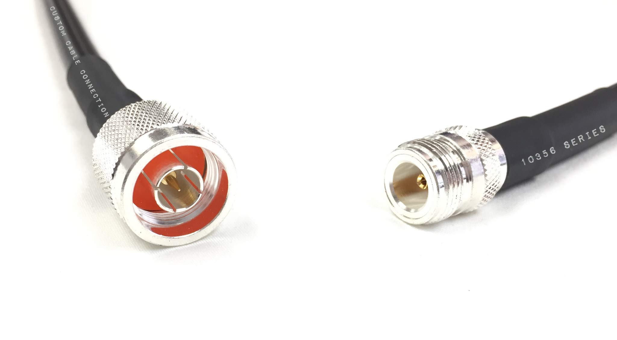 3ft LMR-400 Coaxial Cable N Male to N Female 50 Ohm Low Loss RF Extension - Perfect for Ham Radio, CB Radio, WiFi Antennas, WLAN & Wireless Feed Lines | Durable Outdoor/Indoor Use for Signal Boosting & Long-Distance Transmission