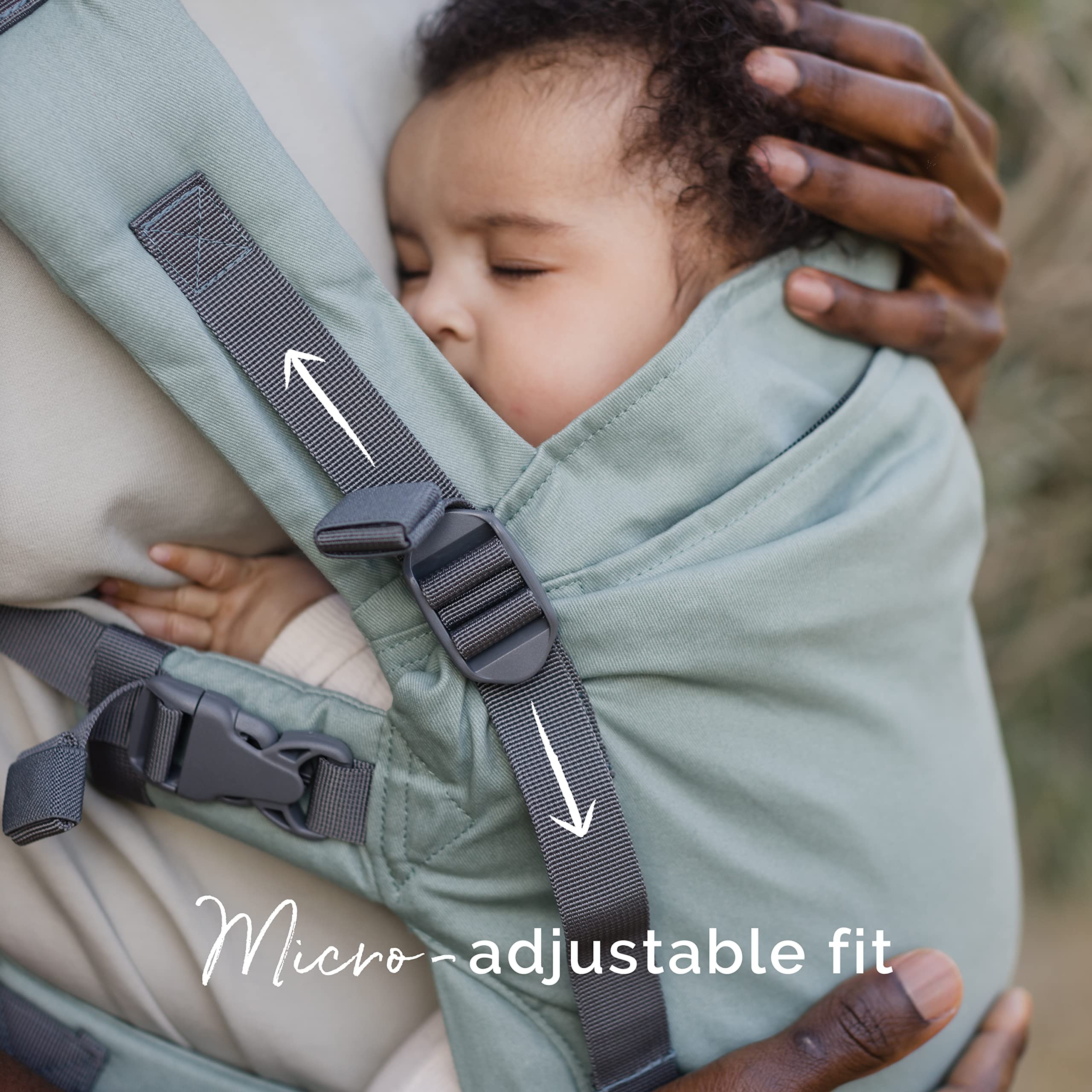 Premium Boba X Baby Carrier in Seafoam Green - Ergonomic, Hands-Free Infant Carrier for Newborn to Toddler - Perfect for Hiking, Travel & Everyday Use