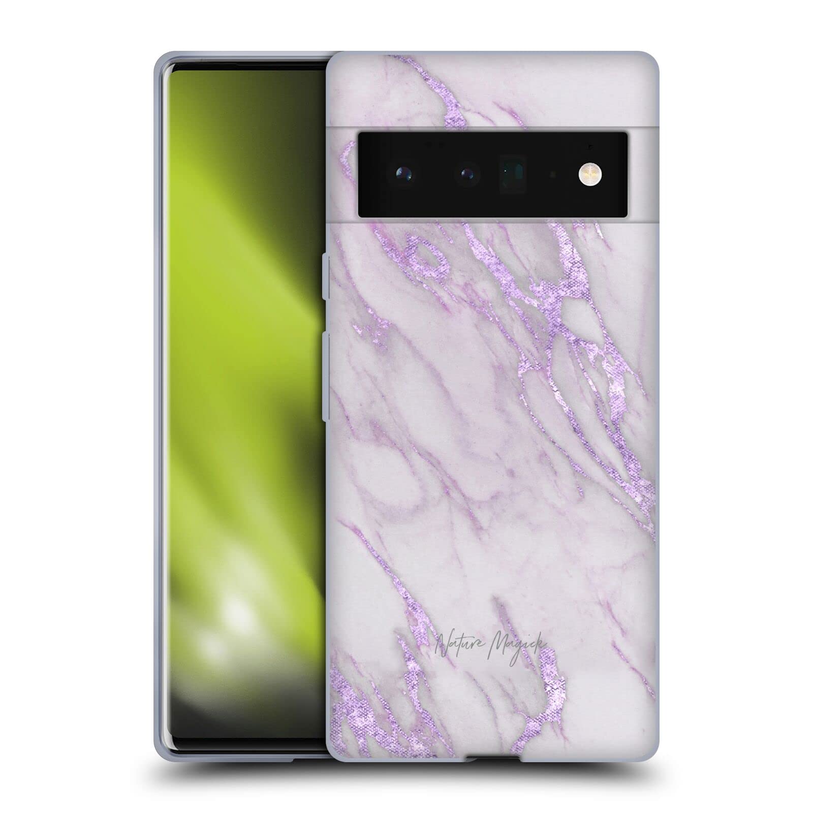Google Pixel 6 Pro Case | Nature Magick Purple Marble Gel Cover for Daily Protection