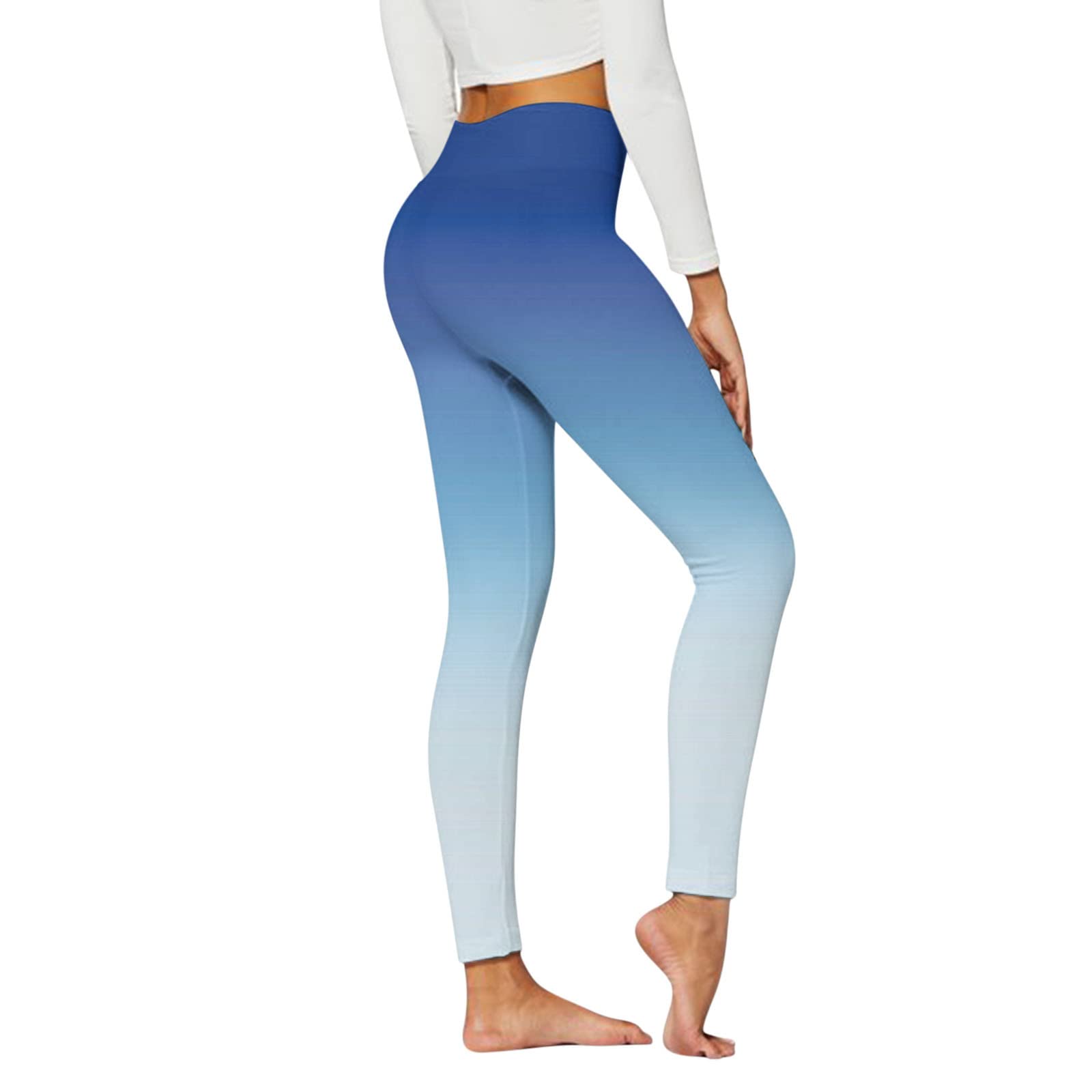 **Women's High-Waist Yoga Leggings - Butt Lifting Workout Pants with Compression & Stylish Prints - Perfect for Gym, Running, Pilates & Lounge Wear**