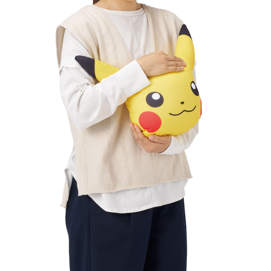 GOWELL Pikachu 3-Way Pillow - Soft Plush Stuffed Animal Toy (226g) - Perfect for Kids' Room Decor, Anime Gift & Cute Bedding Accessory