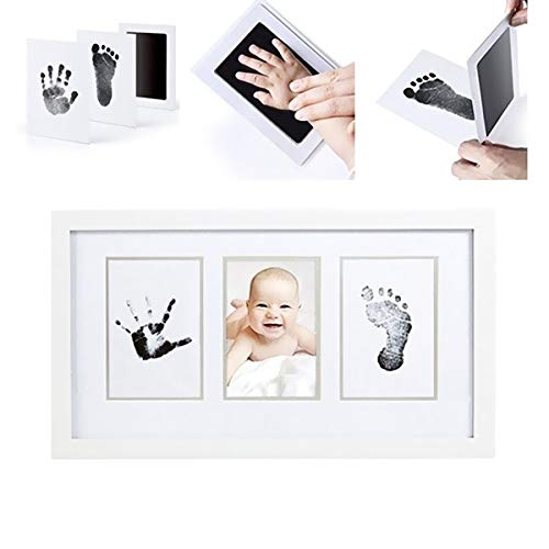 Safe Non-Toxic Baby Inkless Handprint Kit - Perfect Newborn Keepsake Gift for Parents