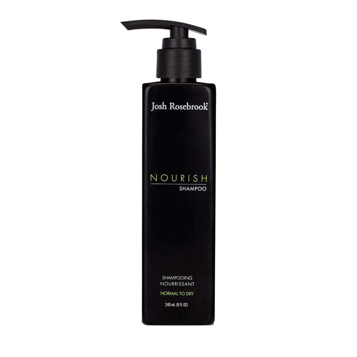 Josh Rosebrook Nourish Shampoo - Organic Hair Care for Dry & Damaged Hair - Sulfate-Free & Vegan Formula - Perfect for Daily Use & Salon-Quality Results