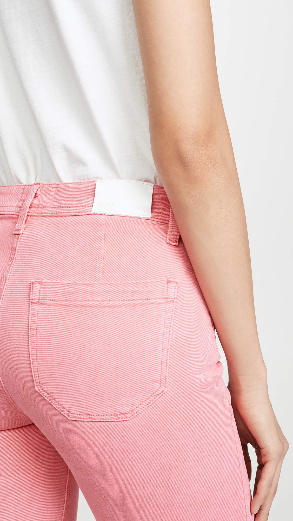 PAIGE Women's Collete Crop Flare Leg Jeans - High Waist Bootcut Denim Pants for Casual Outfits & Date Nights | Perfect for Spring & Summer Styling