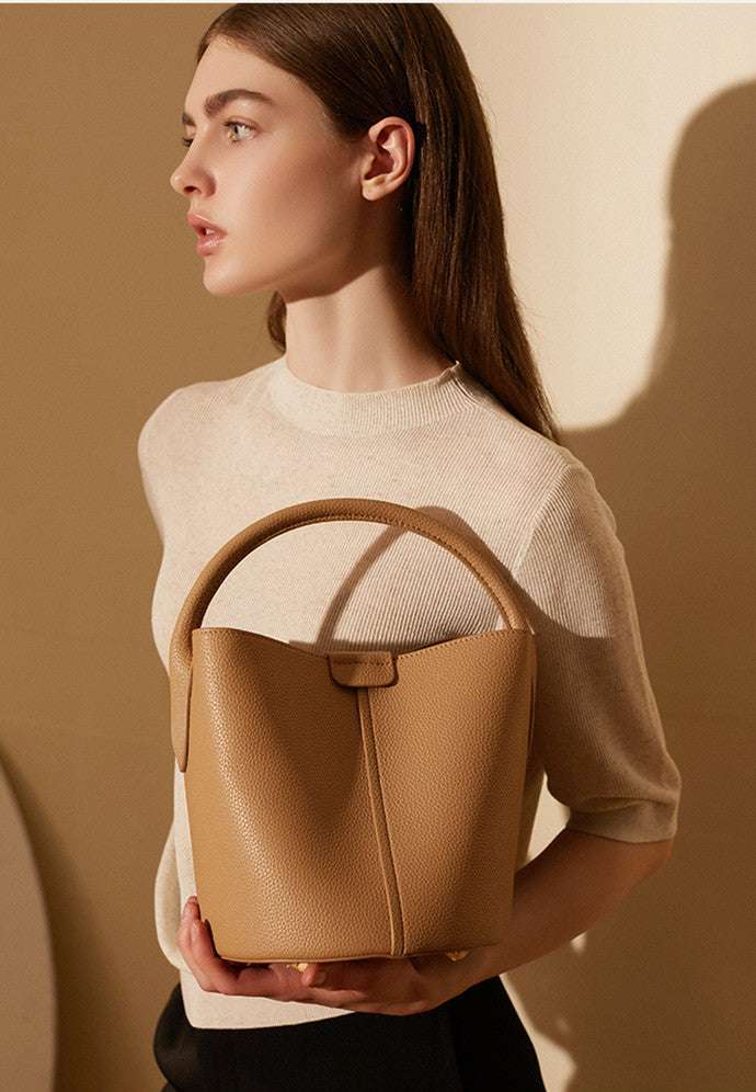 Stylish Convertible Bucket Bag for Women - Fashionable Crossbody & Shoulder Tote Handbag - Perfect for Work, Travel & Everyday Use