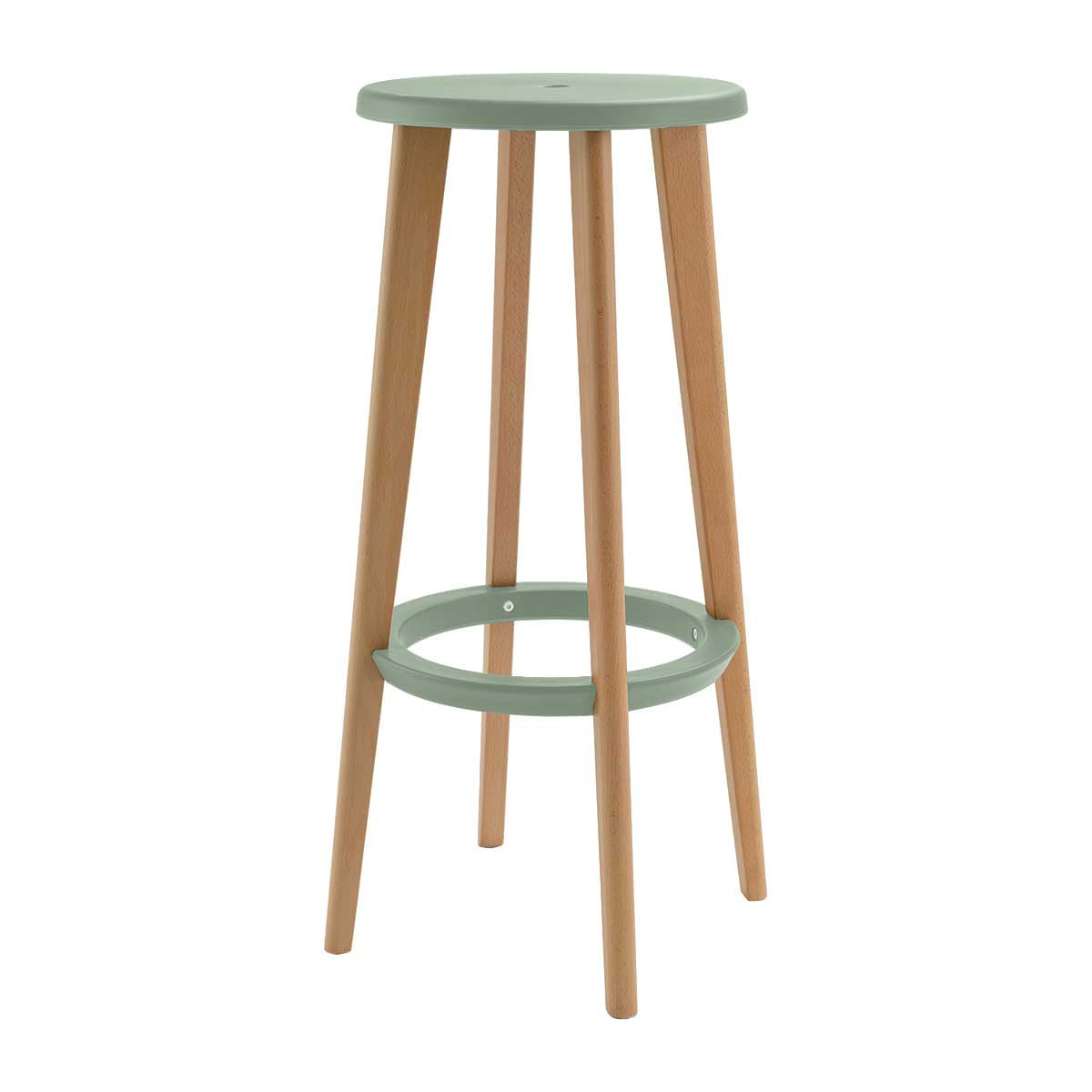 Premium Clay Bar Stool for Kitchen & Dining - Handcrafted Modern Bar Height Stool with Comfortable Seat - Perfect for Home, Cafe, Restaurant & Outdoor Use