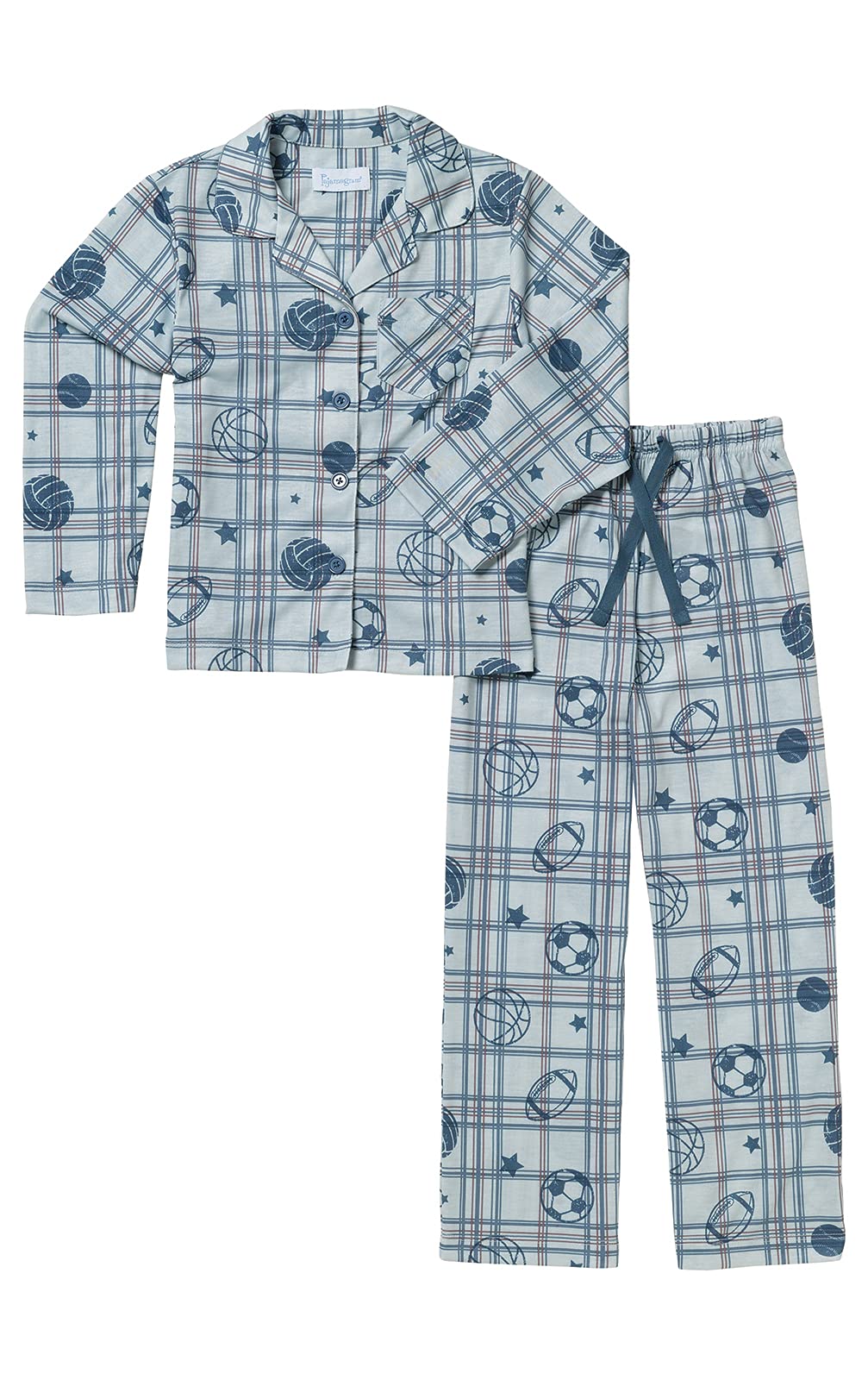 Kids Button Down Pajamas Set - Soft & Comfortable Cotton Sleepwear for Boys & Girls | Perfect for Bedtime, Lounging & Family Movie Nights