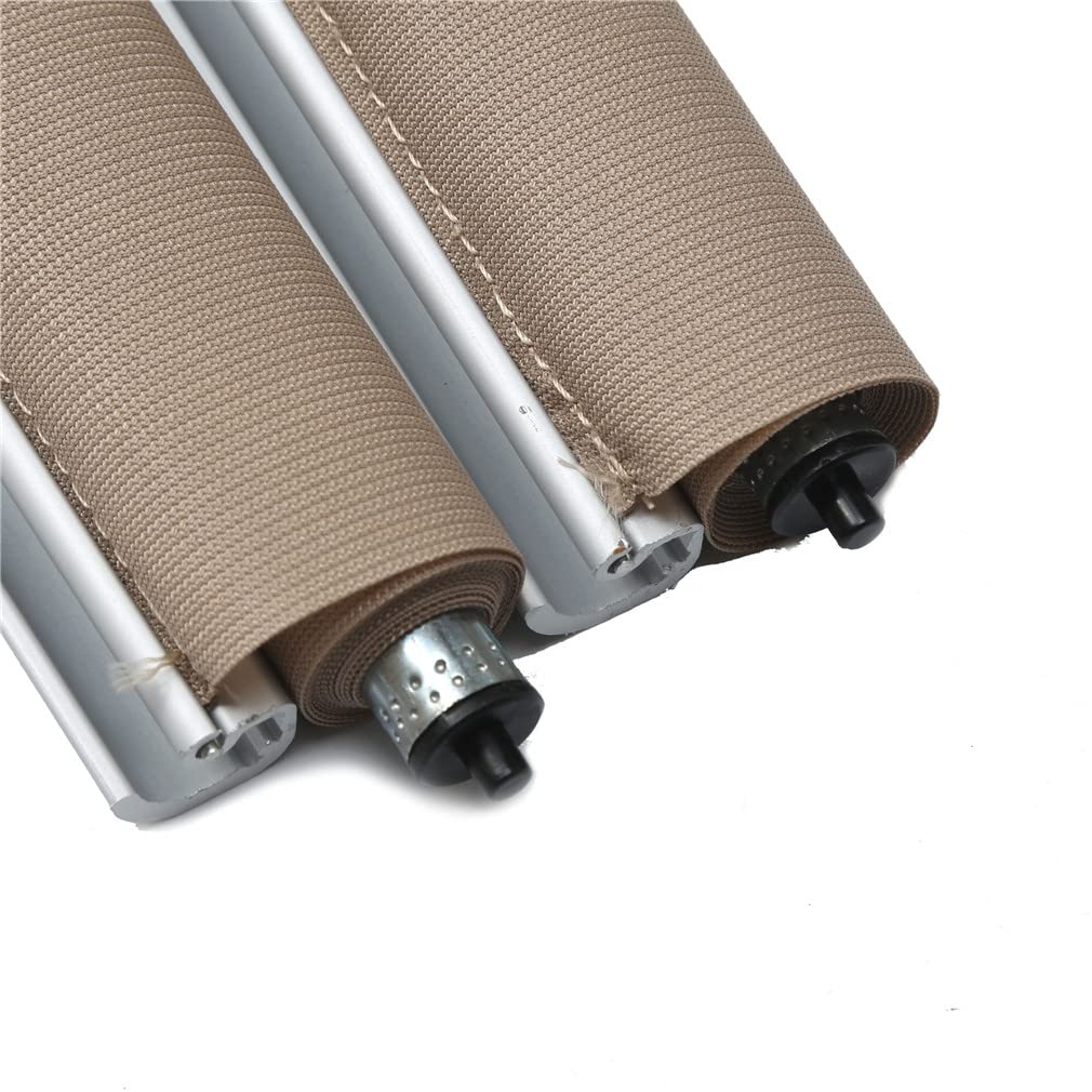 Mercedes-Benz R Class (V251) 2006-2017 Sunshade Assembly Replacement - Front & Rear Beige for R 300 L/R 320/R 350/R 350 L/R 400/R 500 L 4MATIC Grand Edition - Perfect for Summer Driving & UV Protection