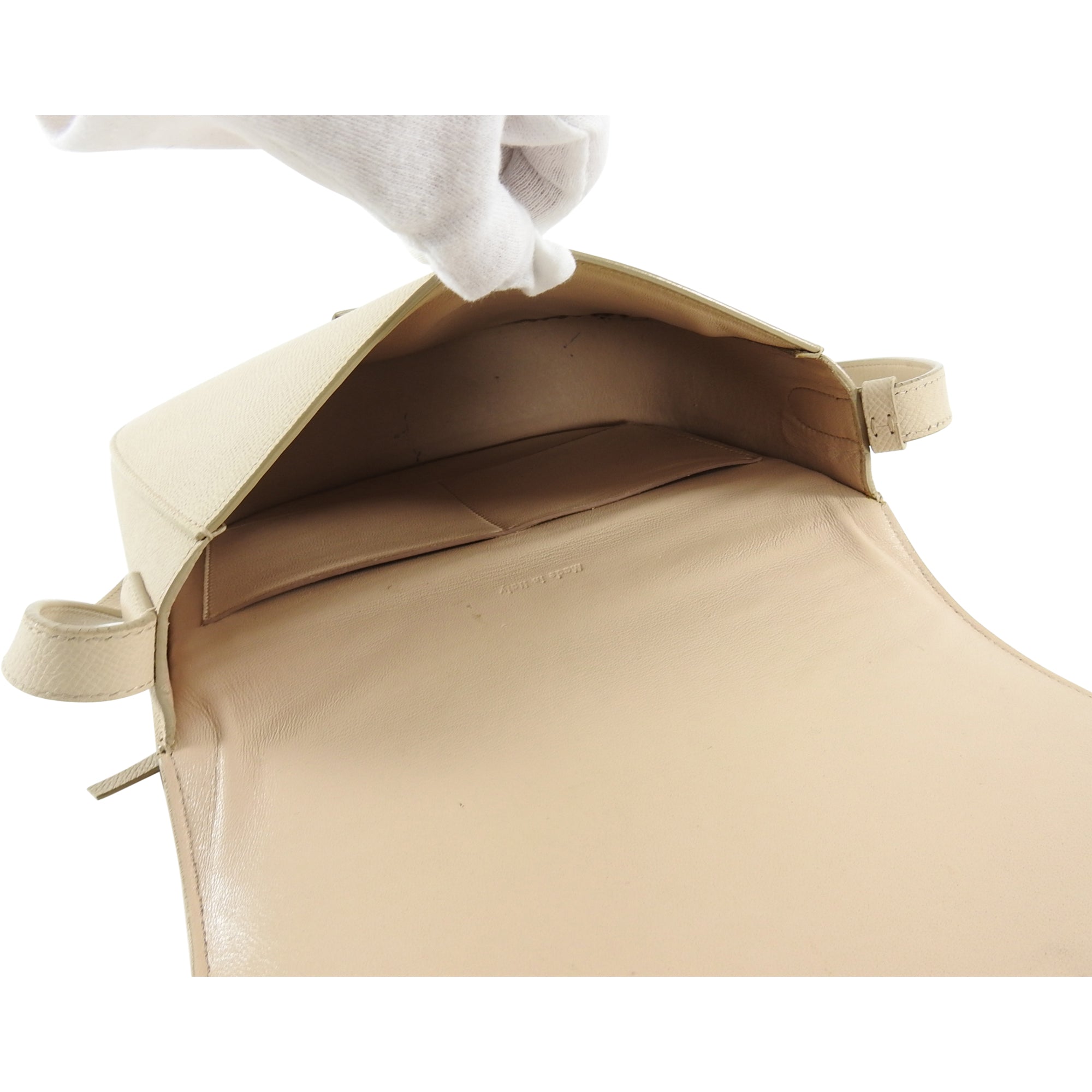 Celine Light Beige Medium Trotteur Crossbody Bag for Women | Luxury Leather Shoulder Purse | Perfect for Work, Travel & Evening Events