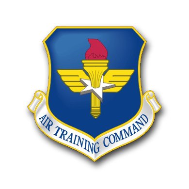US Air Force Air Training Command Decal Sticker 3.8