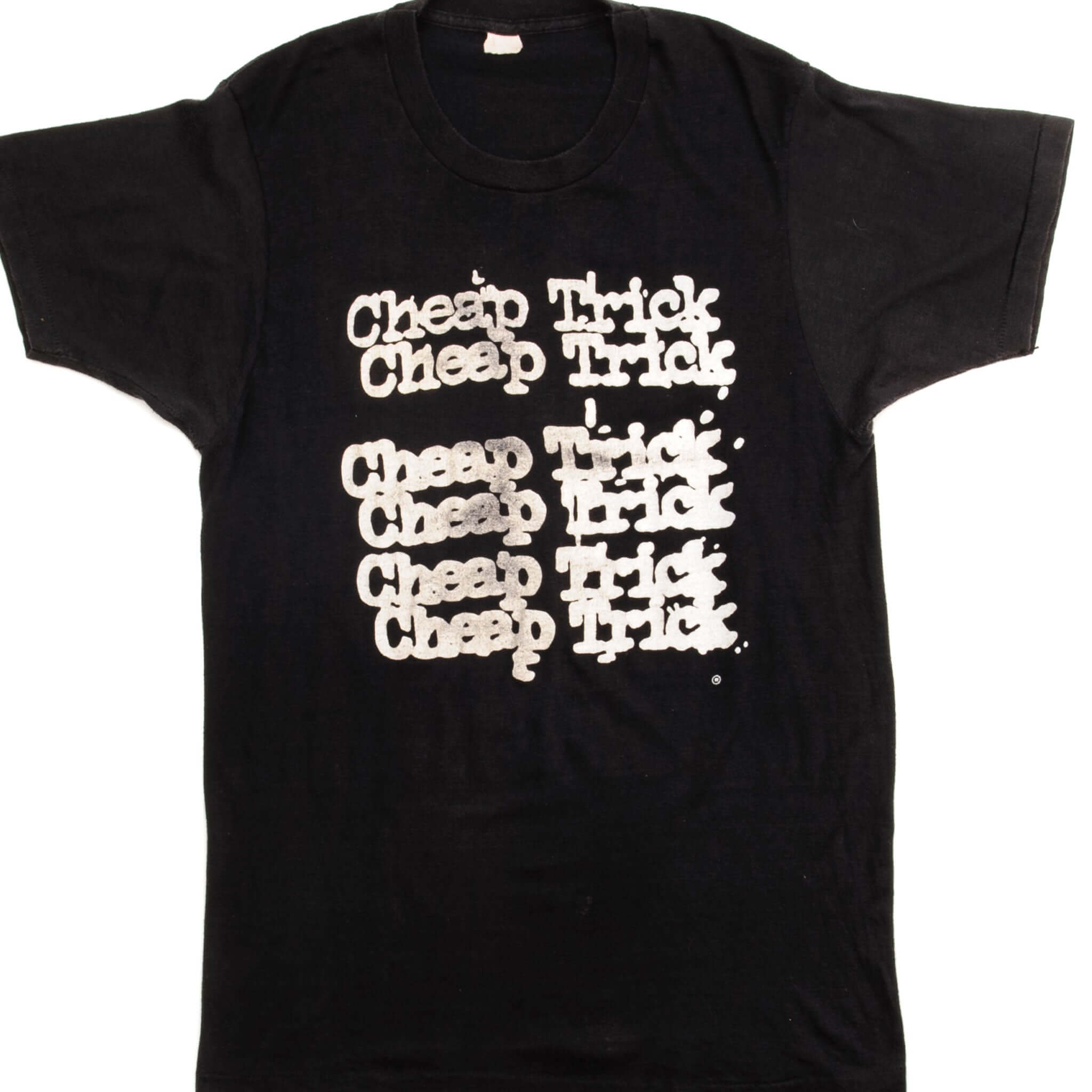Vintage Cheap Trick Band T-Shirt - Small Size - Classic Rock Tee for Concerts & Casual Wear