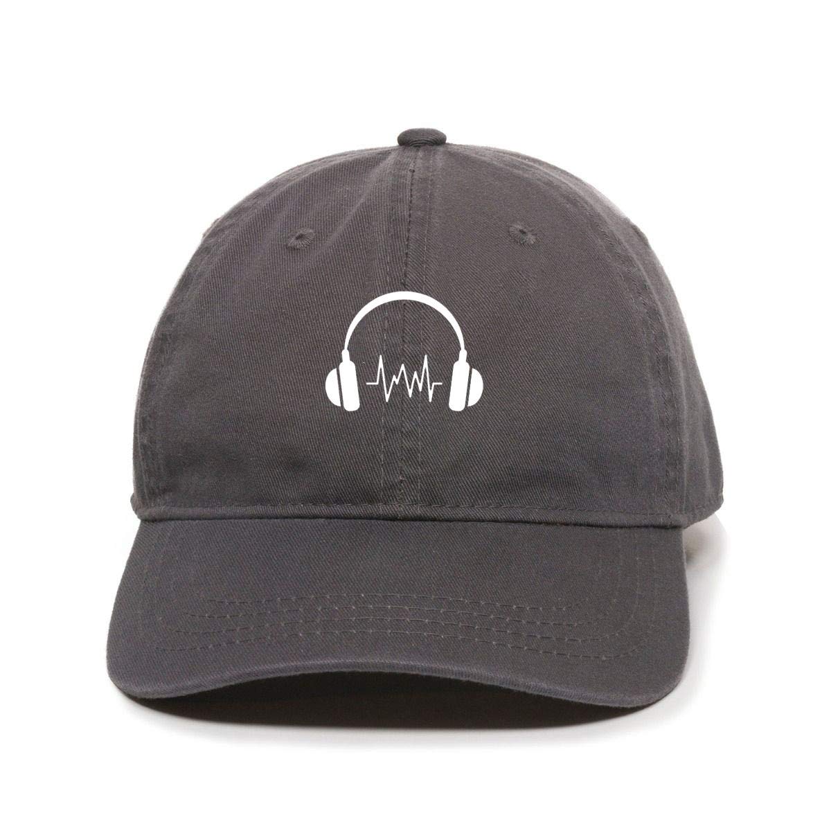 Tech Design Headphones Baseball Cap - Embroidered Cotton Adjustable Dad Hat for Men & Women - Perfect for Outdoor Activities, Sports & Casual Wear